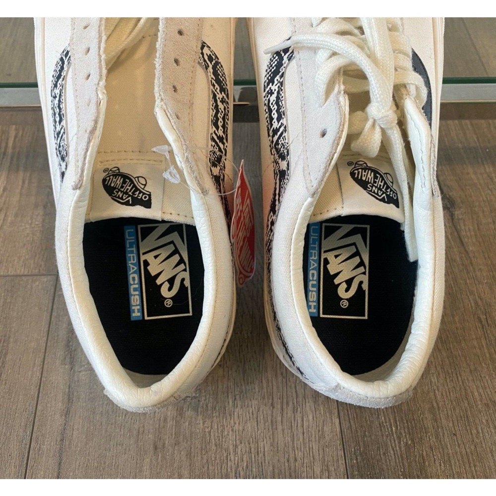 VANS HD Ultracush 8.5M/10W Sk8-Low Reissue Snake Marshmallow Canvas 500714 - Picture 7 of 8